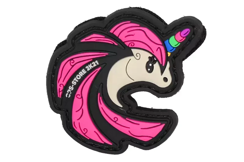 Patch PVC Unicorn 2K21 OPS-Store · Negro