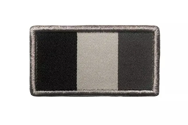Patch Drapeau Français Brodé · Gris