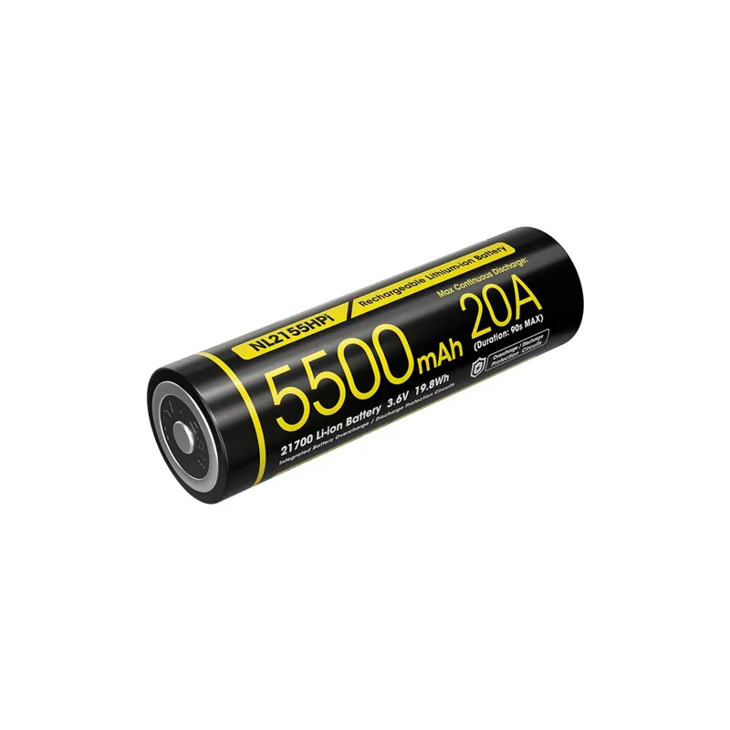 Nitecore Μπαταρία 21700 / 5500mAh / HPI (Τιμή Τεμαχίου)