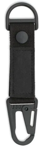 Albainox Μπρελόκ Nylon Key-Ring with Snap Hook · Negro