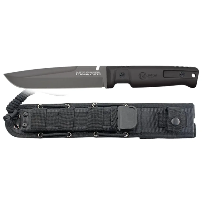 K25 Μαχαίρι Tactical Knife Rubber 32757 · Negro
