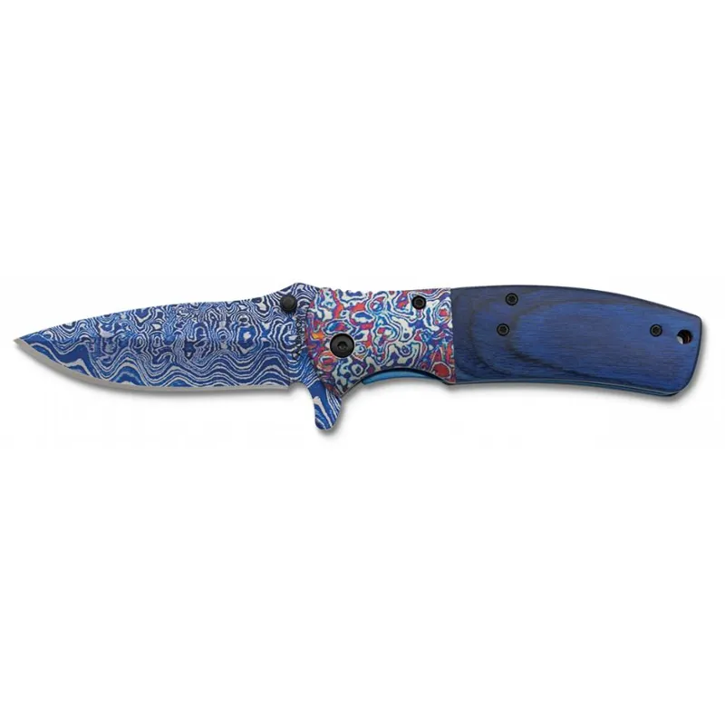 Albainox Σουγιάς 3D Damascus Folding Knife 18911