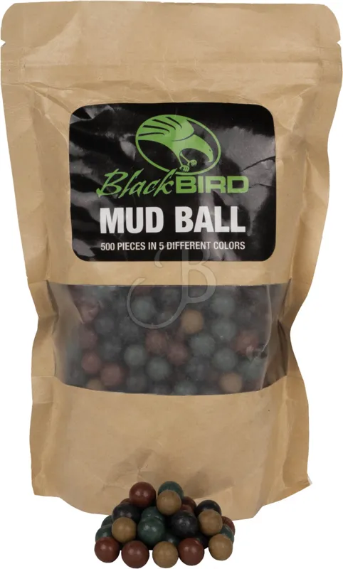 black Bird Βληματα Σφεντονας, Color Mud Ball / 500PCS