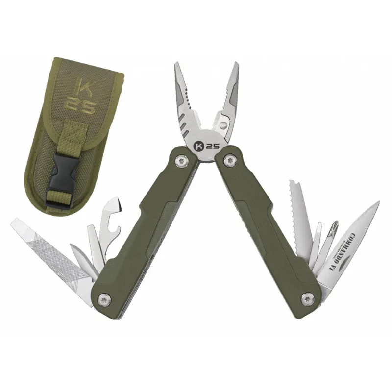 K25 Πολυεργαλείο 11 Tools Commando 11144 · Verde / OD