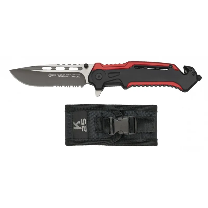 K25 Σουγιάς Folding Knife / 18764 · Red black