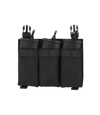 8Fields Buckle Up Triple 5.56 Panel Pouch · Negro
