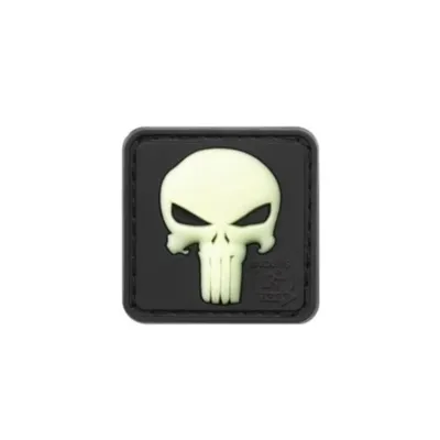 Punisher Rubber Patch | Glow in the Dark - JTG