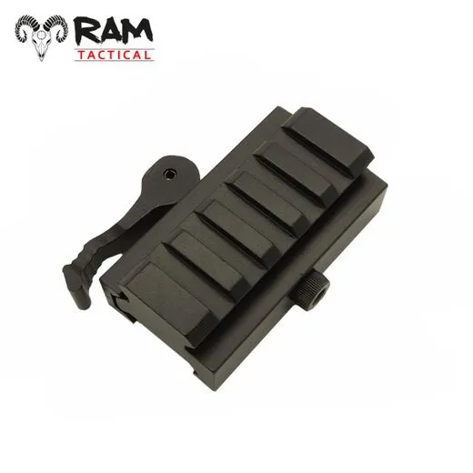 Ram Tactical Riser Mount Medium Met Quick Release