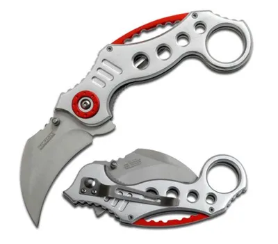 Karambit | Zilver/ Rood - Tac Force