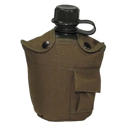 Cantimplora Militar con Funda · Coyote