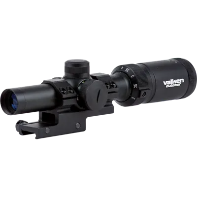 1-4x20 W/Mount Mil-Dot Reticle - Valken