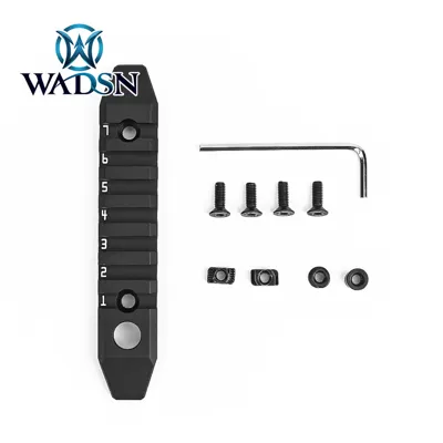 7-SLOT M-LOK and KeyMod Aluminium Rail - Wadsn