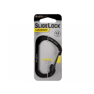 Nite Ize Carabiner Slidelock #4 · Negro