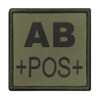A10 Equipment Embroidered Blood Patch AB
