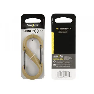 Nite Ize S-Biner Plastic #4 · Marrón