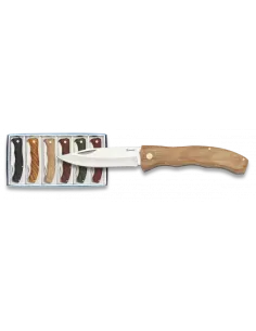 6 Navajas Madera. Hoja: 7cm - Albainox