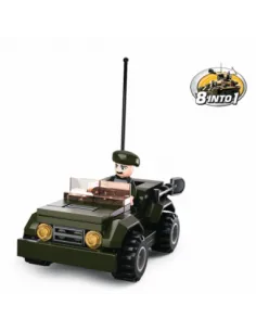 Muñeco Jeep Pzas B0587F 413226 - Army Armament