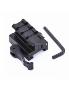 Zulu Tactical Eleva RIS Ajustable 65 mm · Negro