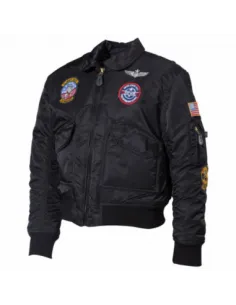 Cazadora Bomber Niño Parches - Mil-Tec