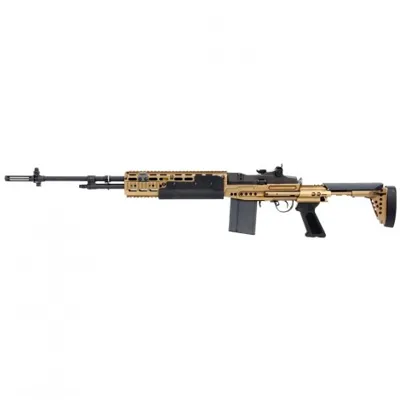 G&g Fucile Elettrico M14 Ebr RIS Lungo in Metallo Colore Bronzo