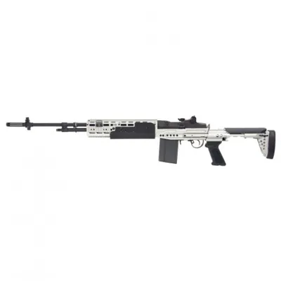 G&g Fucile Elettrico M14 Ebr RIS Lungo in Metallo Colore Argento