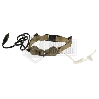 Z-Tac Microfono Gola Laringofono Radio Tactical Throat Mic de