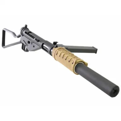 Northeast Sten MK2 Silenced (S) Skeleton Stock Gas Scarrellante Rinculante