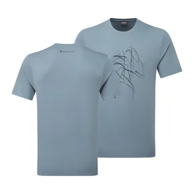 Abstract Mountain T-Shirt – T-Shirt Til Herre - Montane