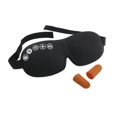 Foam Eye Mask with Earplugs – Sovemaske Med Ørepropper - Travelsafe