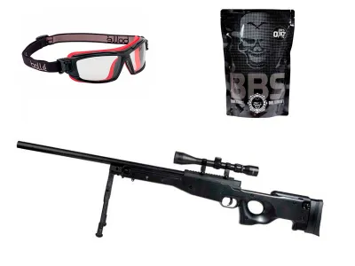 Saigo Defense Pack Sniper Airsoft · Negro