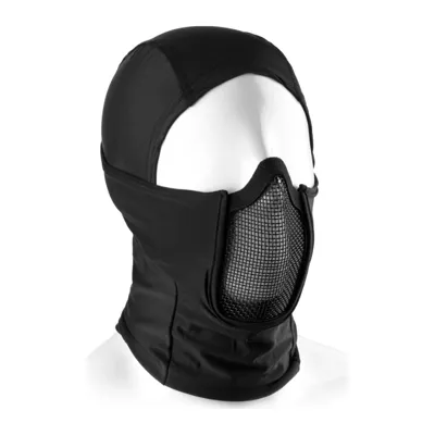 Mk.III Steel Half Face Mask – Hætte Med Stålnetmaske - Invader Gear