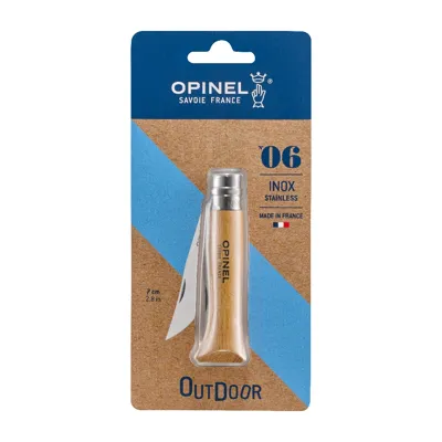 N°06 Stainless Steel – Foldekniv - Opinel