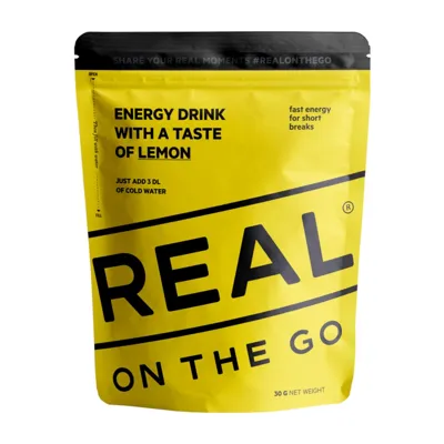 On the Go – Energy Drink Lemon – Energidrik - Drytech