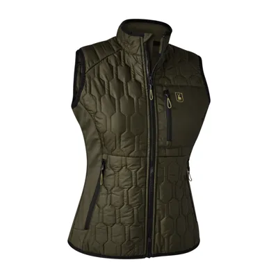 Lady Mossdale Quiltet Vest Dame - Deerhunter