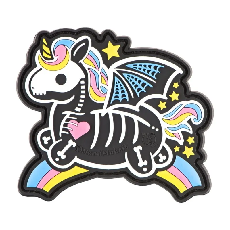 JTG Skeleton Unicorn – Gummi Patch