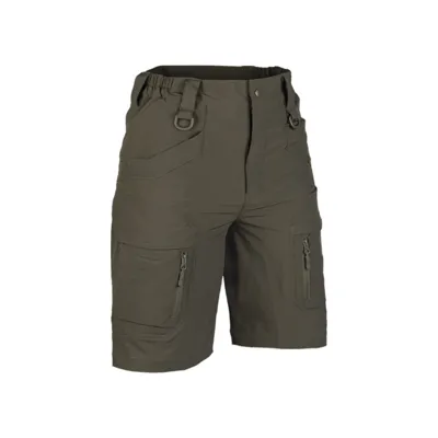 Elastic Assault Shorts – Elastiske Shorts Grøn - Mil-Tec