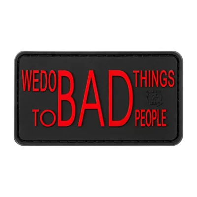 WE Do Bad Things – Gummi Patch - JTG