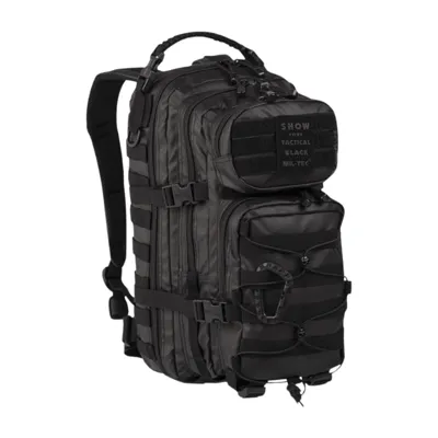 Helt Sort Skoletaske – Tactical – 0-3 Klasse - Mil-Tec