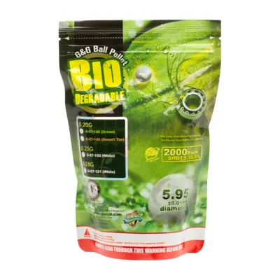 Bio Precision BB 0,28 g 2000 Stk – Softgun Kugler - G&G Armament
