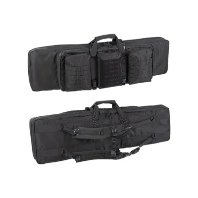 Case Double – Polstret Riffeltaske Sort - Mil-Tec