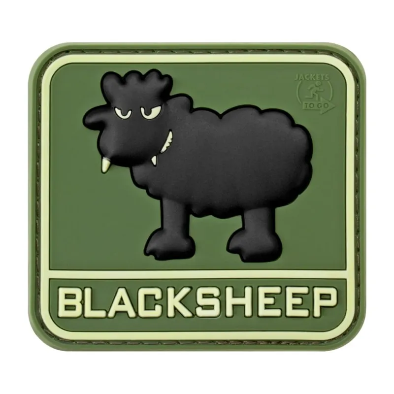 JTG Sheep – Gummi Patch · Negro