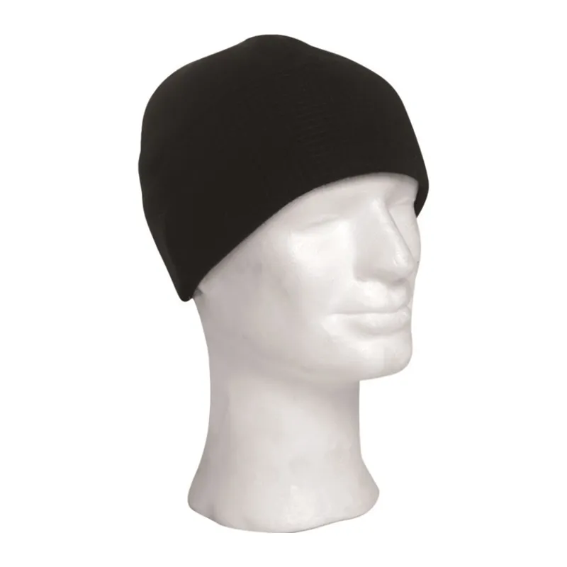Mil-Tec Quick Dry Cap – Sort Vinterhue · Negro