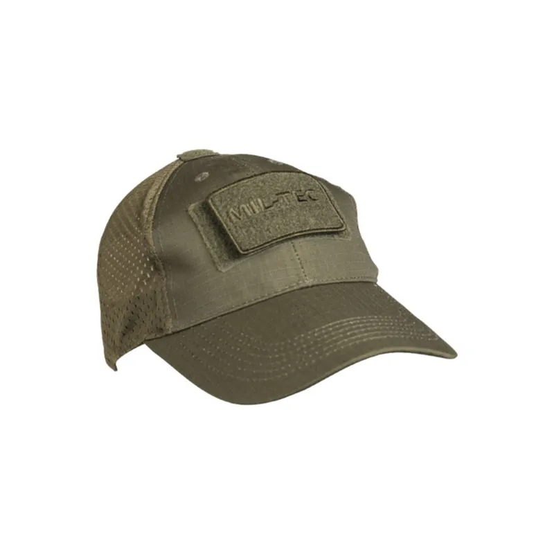 Mil-Tec Net Baseball Cap – Grøn Net Kasket · Verde / OD