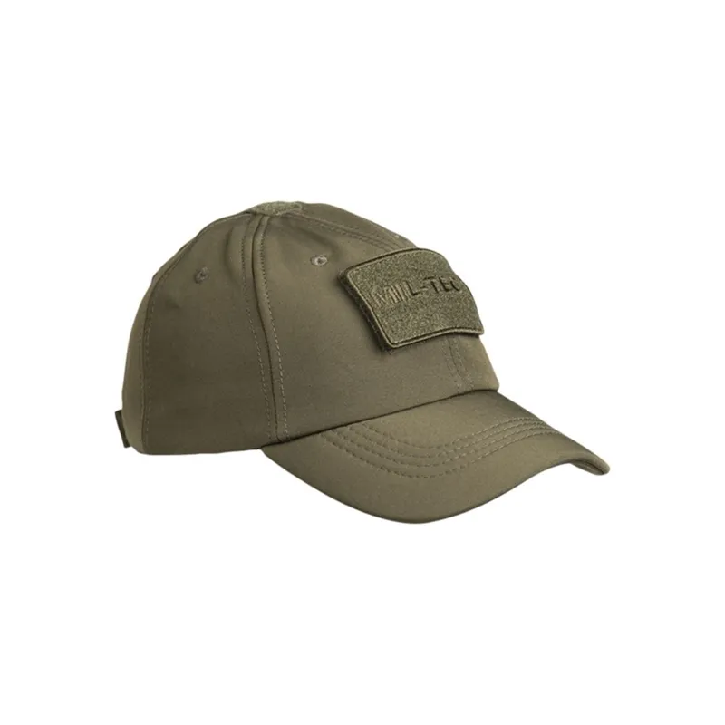 Mil-Tec Softshell Baseball Cap – Grøn Softshell Kasket · Verde / OD