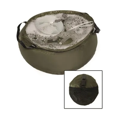 Foldable Nylon Bowl 10 L – Foldbar Opvaskebalje - Mil-Tec