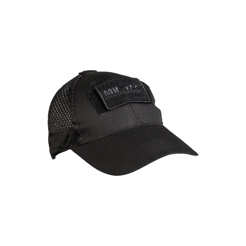 Mil-Tec Sort Kasket · Negro