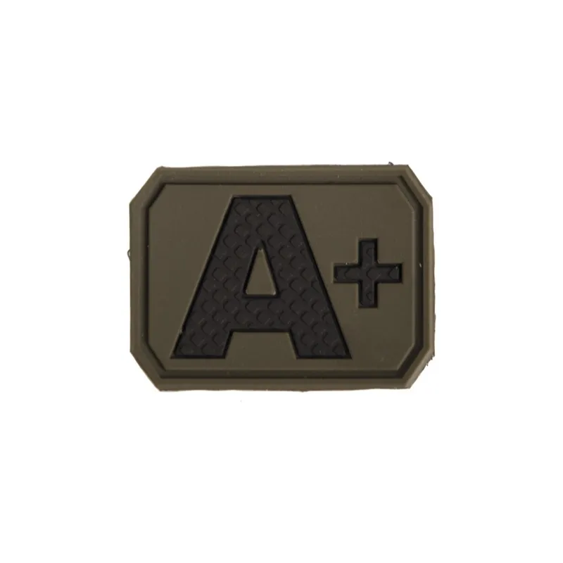 Mil-Tec 3D Blood Type Patch – Blodtype Patch · Verde / OD