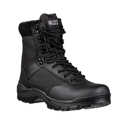 Tactical Boots – Sorte Støvler Med YKK Lynlås - Mil-Tec