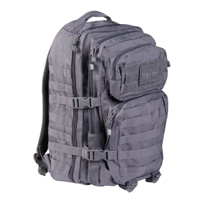 US Assault Pack Large – Grå Rygsæk 36L - Mil-Tec