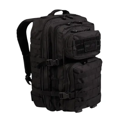 US Assault Pack Large – Sort Rygsæk 36L - Mil-Tec